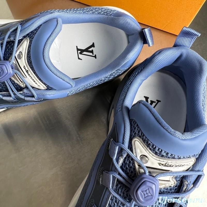 Lv Runner Tatic 2025 Early Spring Men's Series Casual Low-Top Lace-Up Shoes - YC