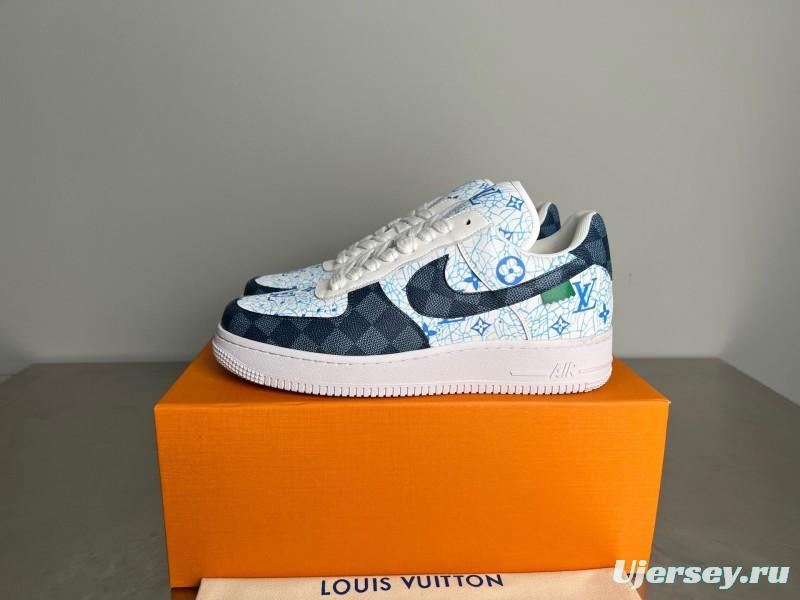 Nike Air Force Collaboration Top Athletic Sneakers - YC