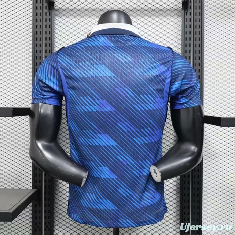 Player Version 2025 France Home Navy Blue Jersey