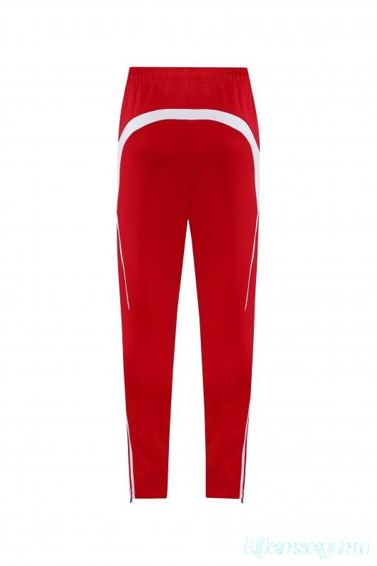 25/26 Bayern Munich Red Full Zipper Jacket+Long Pants
