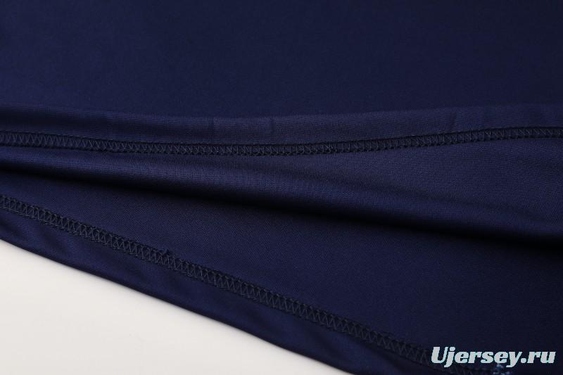 25/26  Adidas Navy Blue Full zipper Jacket Tracksuit+ long pants