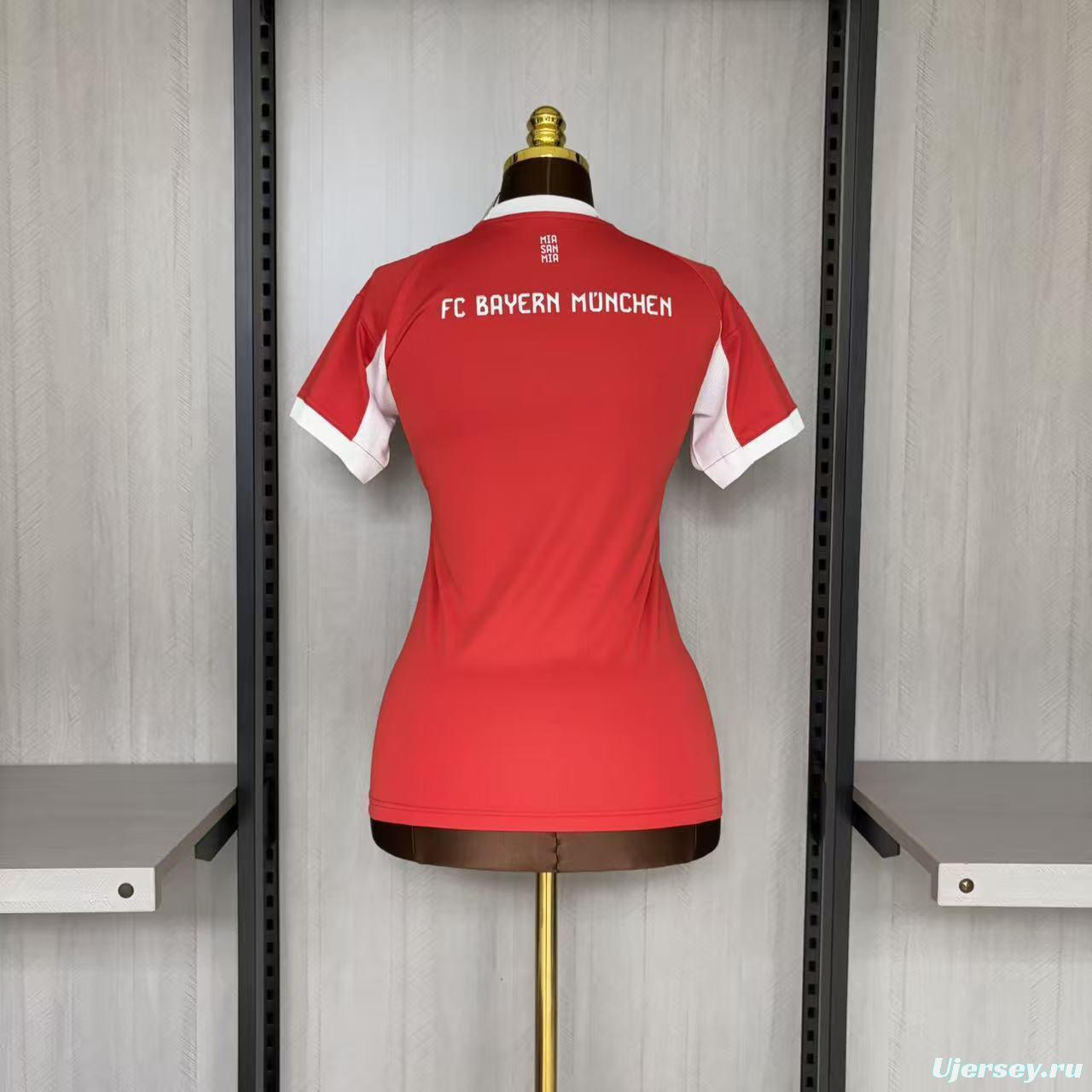 25/26 Women Bayern Munich Home Jersey