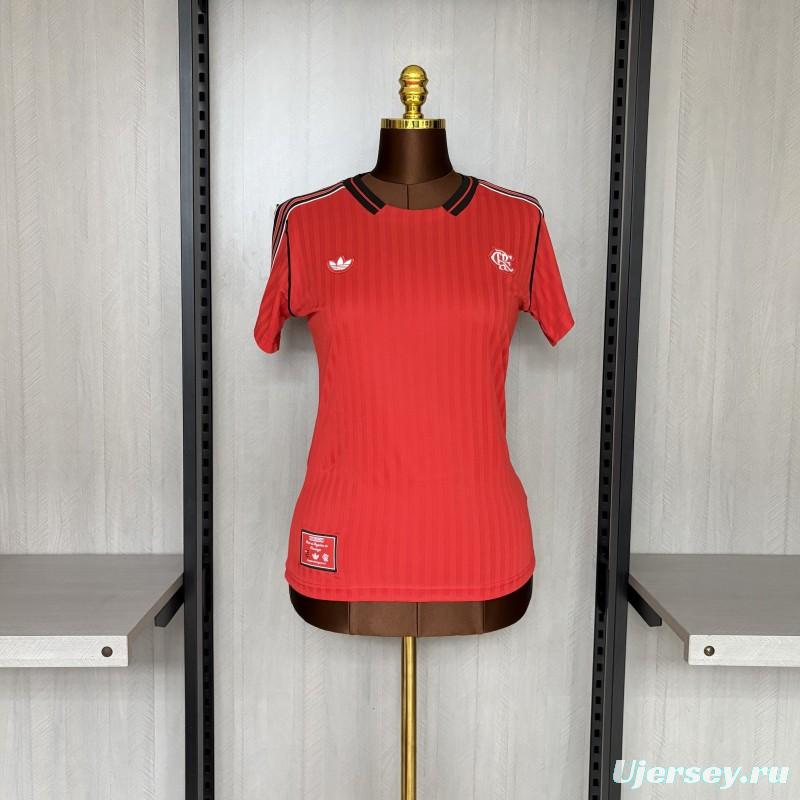 25/26 Women Flamenco Retro Red Jersey