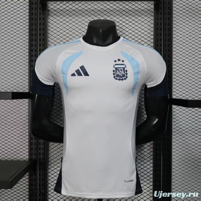 Player Version 2026 Argentina White Training Jersey