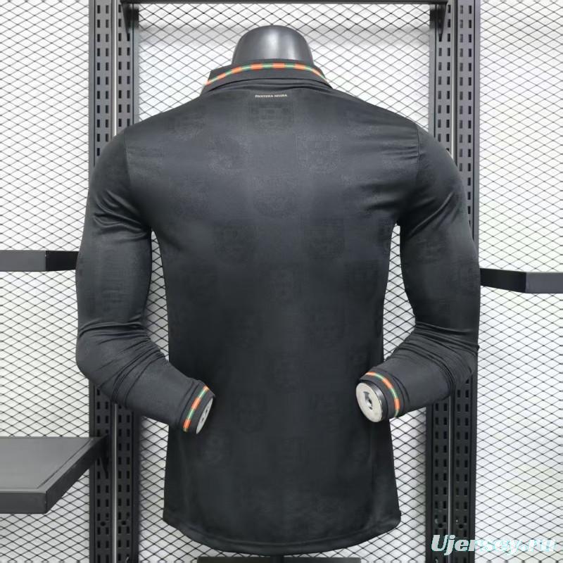 Player Version 2026 Portugal Goalkeeper Dark Grey Long Sleeve Jersey