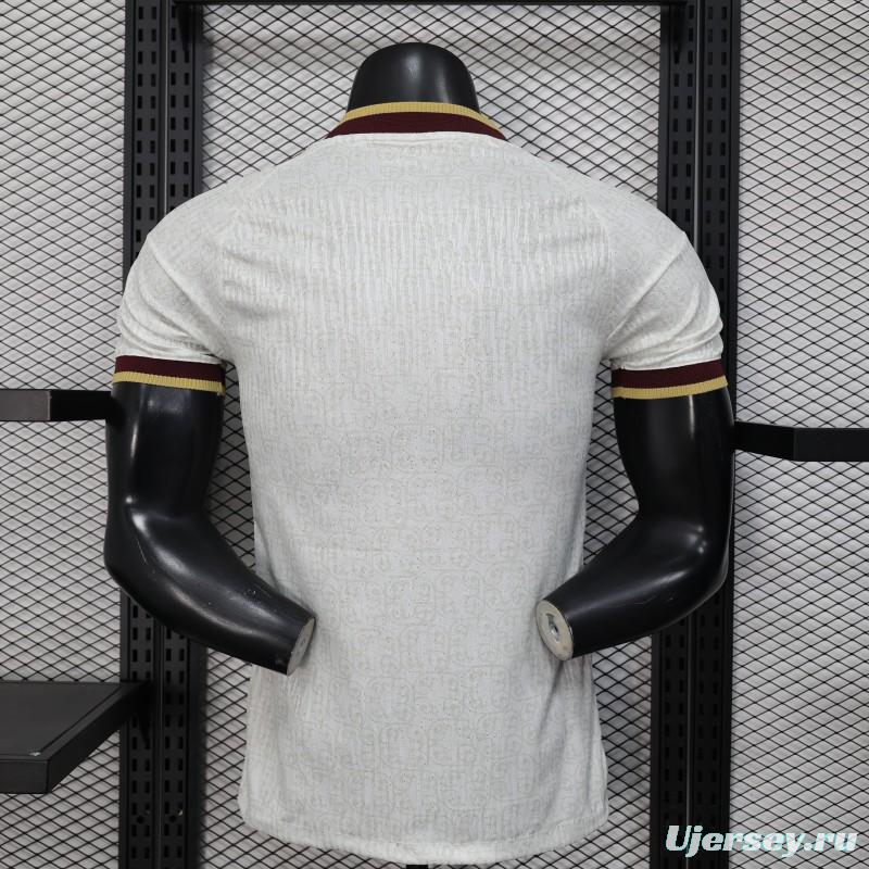2026 Player Version  Spain Away Off-White Jersey