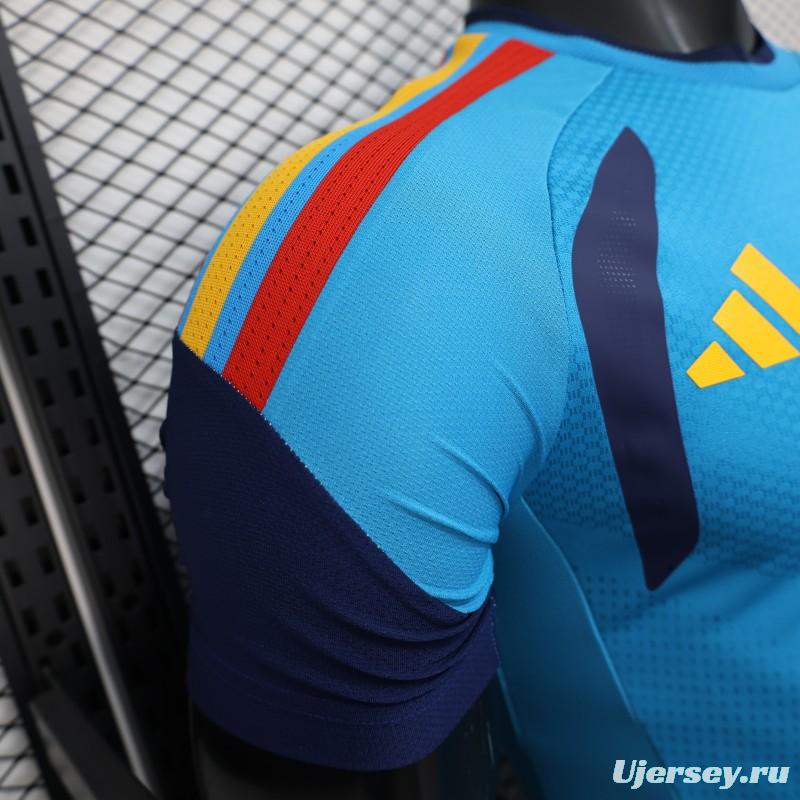 2026 Player Version  Spain  Sky Blue Training Jersey