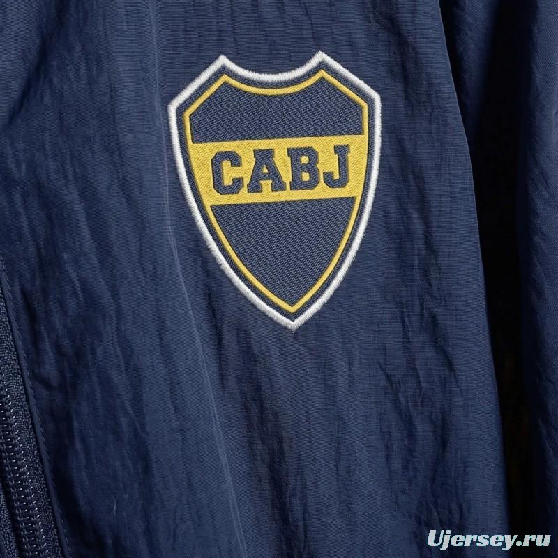 2026 Boca Juniors Black Jacket Windbreaker