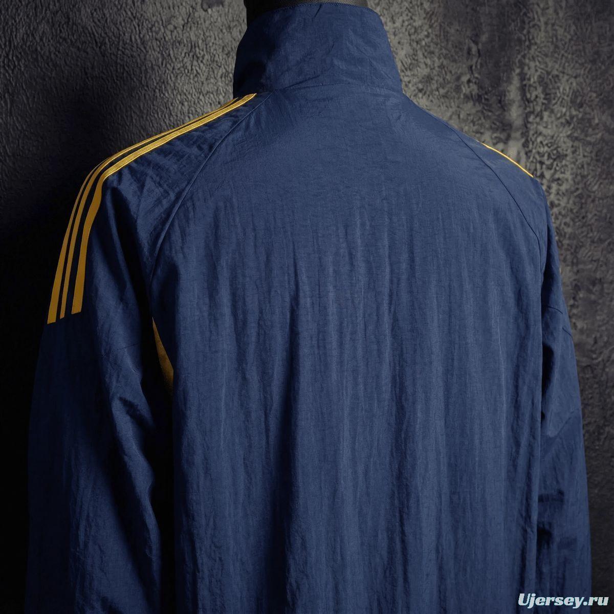 2026 Boca Juniors Black Jacket Windbreaker