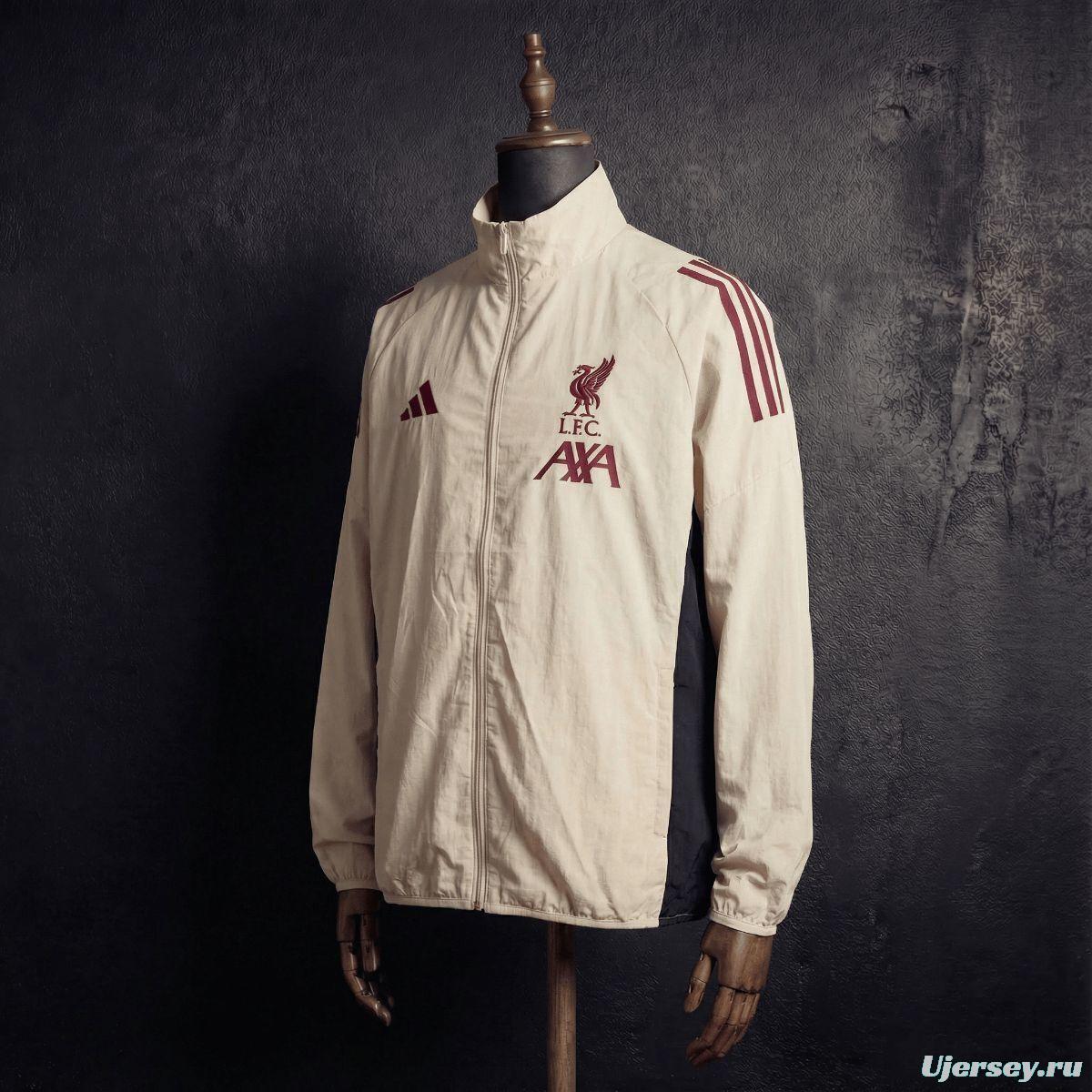 2026 Liverpool Beige Jacket Windbreaker