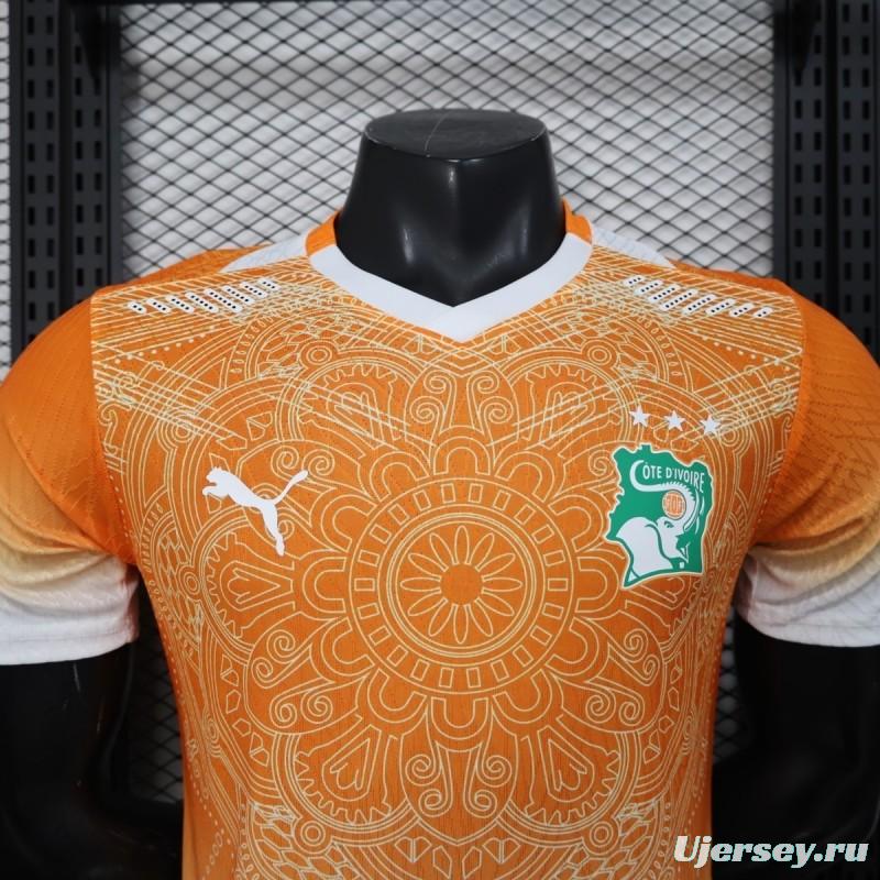 2026 Player Version Ivory Coast Special Edition Orange Jersey