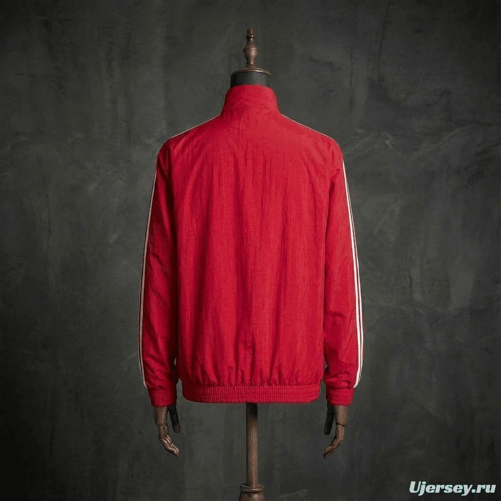 2026 Liverpool Red And White Reversible Full Zipper Jacket