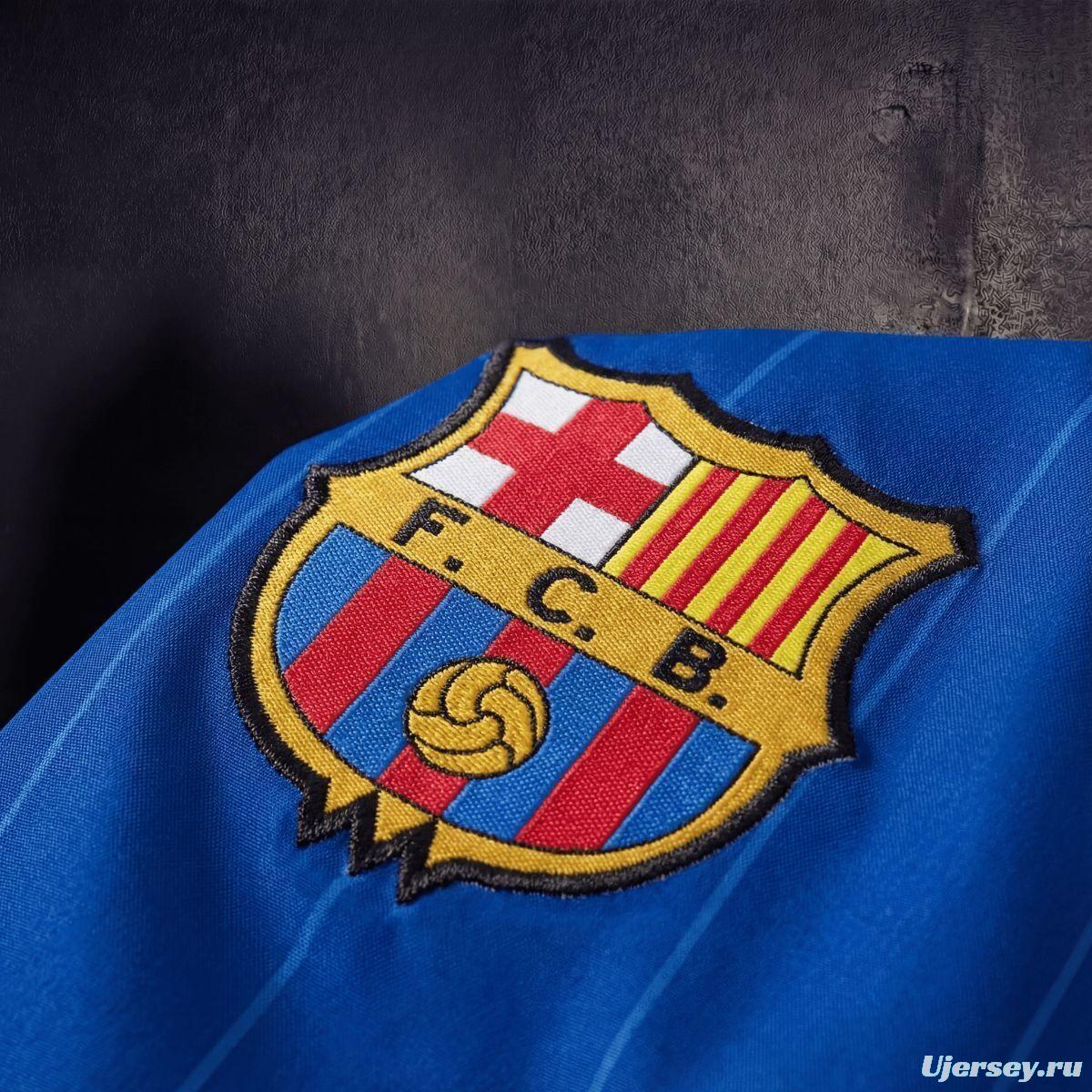 2026 Barcelona Blue Jacket Windbreaker
