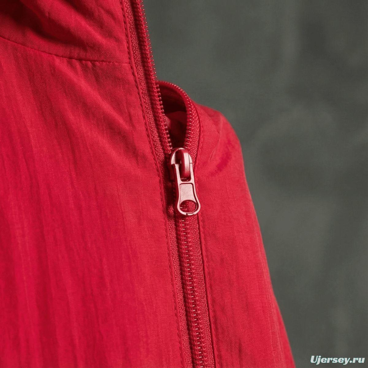 2026 Liverpool Red And White Reversible Full Zipper Jacket