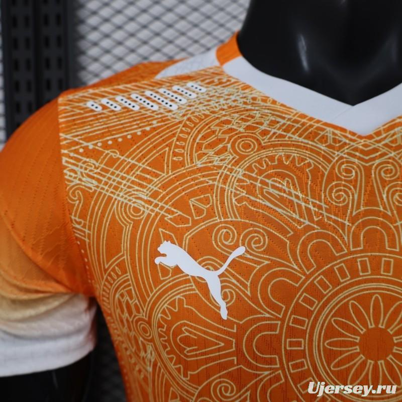 2026 Player Version Ivory Coast Special Edition Orange Jersey