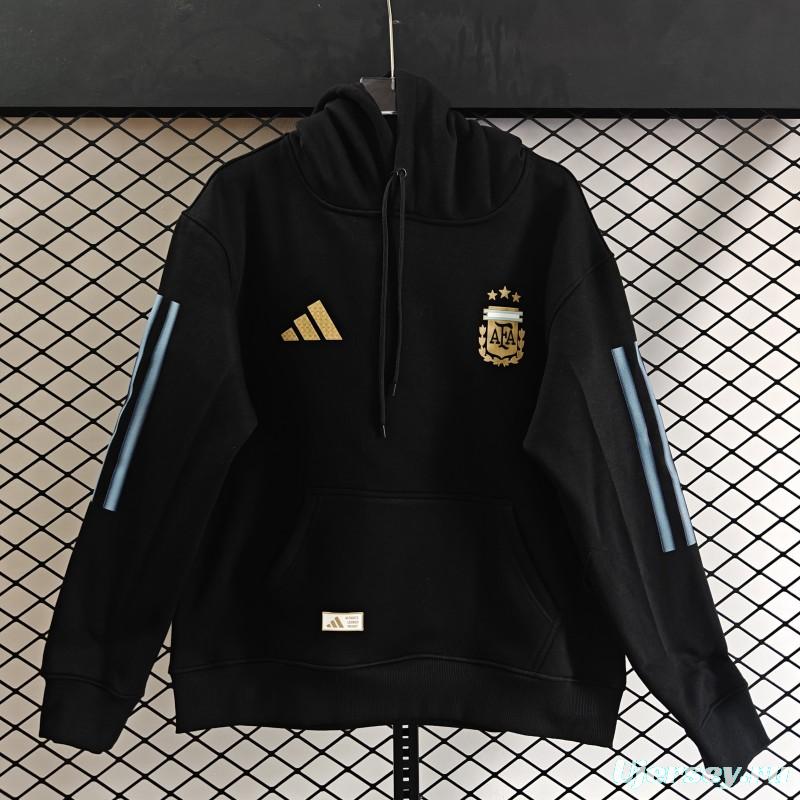 Player Version 2026  Argentina Home Fleece Hoodie 9 Colors
