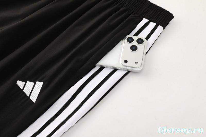 2026 Germany Hoodie Black Full Zipper Windbreaker + Long Pants