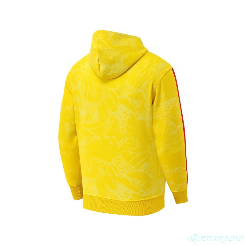25/26 Colombia Yellow Embroidered Logo Hoodie
