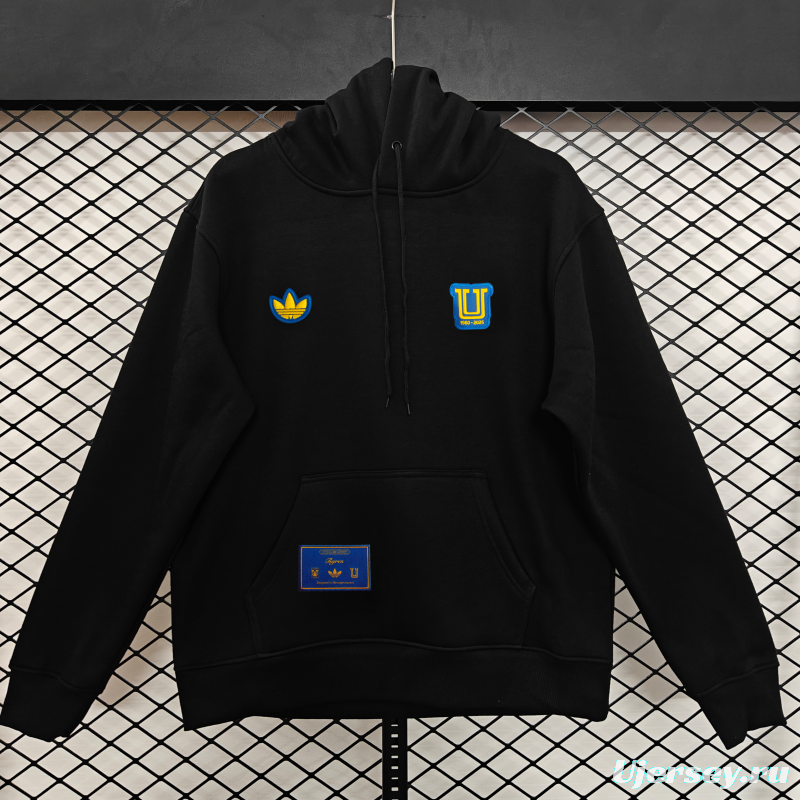 25/26 Tigres UANL Embroidered Logo Hoodie 9 Colors