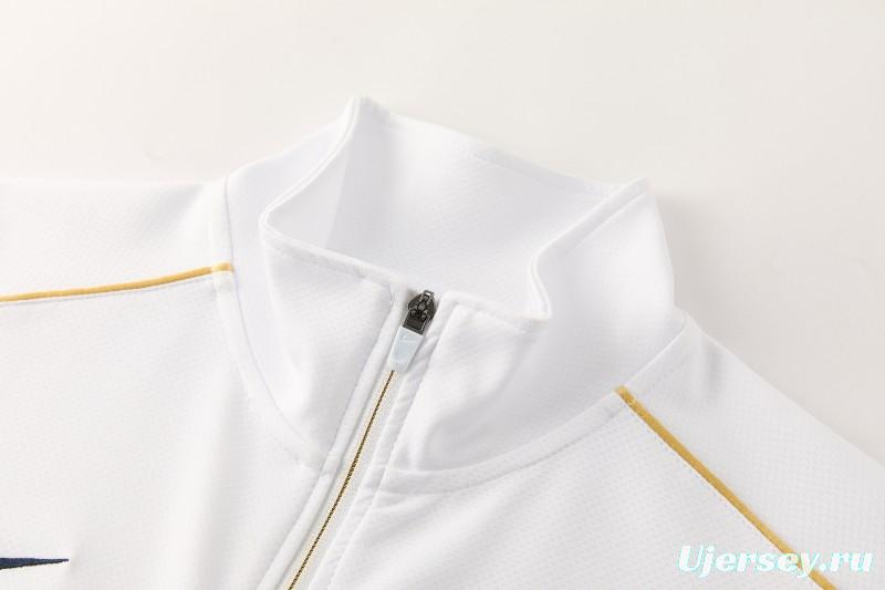 2026 NIKE White Full Zipper Jacket + Long Pants