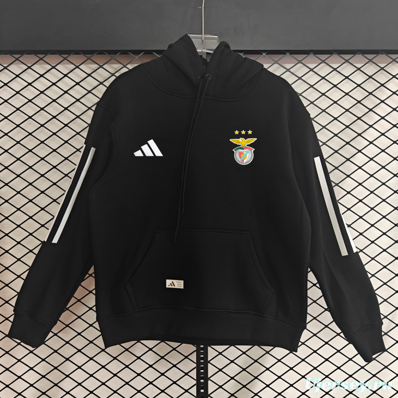 25/26 Benfica Embroidered Logo Hoodie 9 Colors