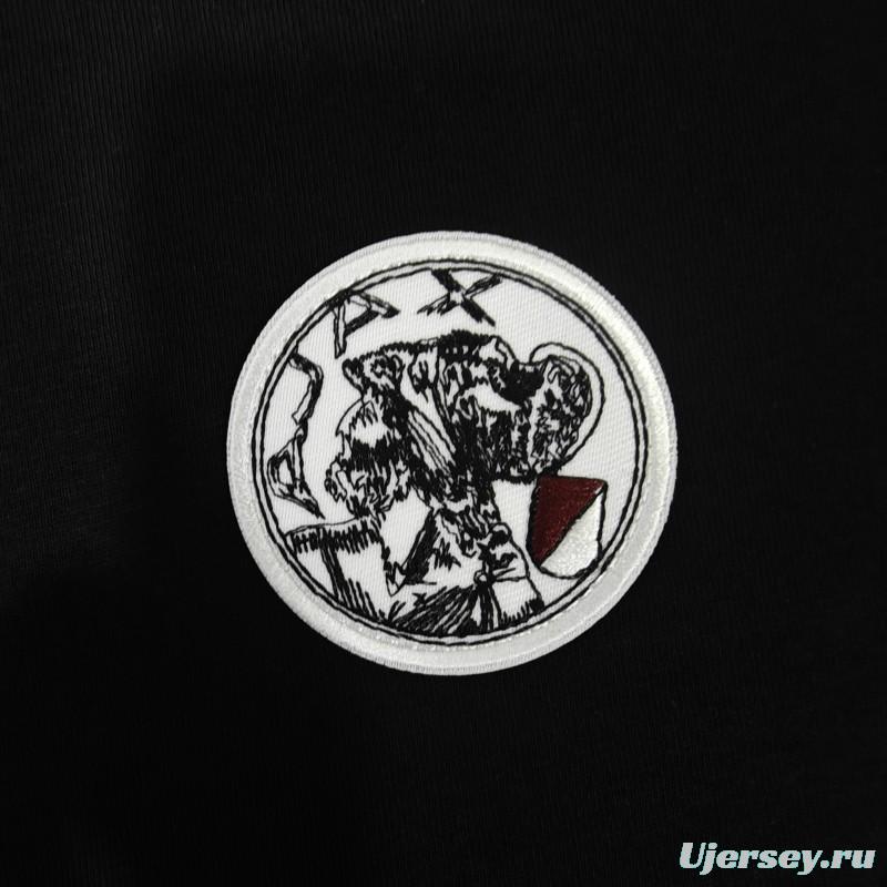 25/26 Ajax Embroidered Logo Hoodie 9 Colors