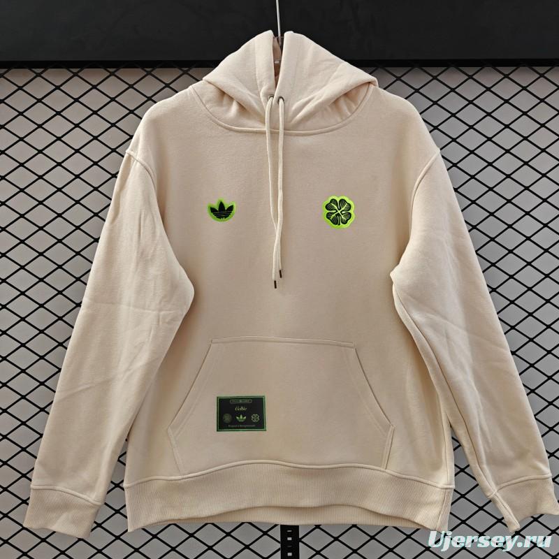 25/26 Celtic Embroidered Logo Hoodie 9 Colors