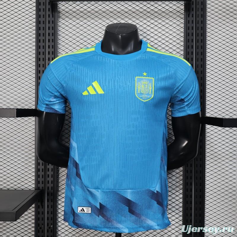 2026 Player Version Spain Away Blue Jersey