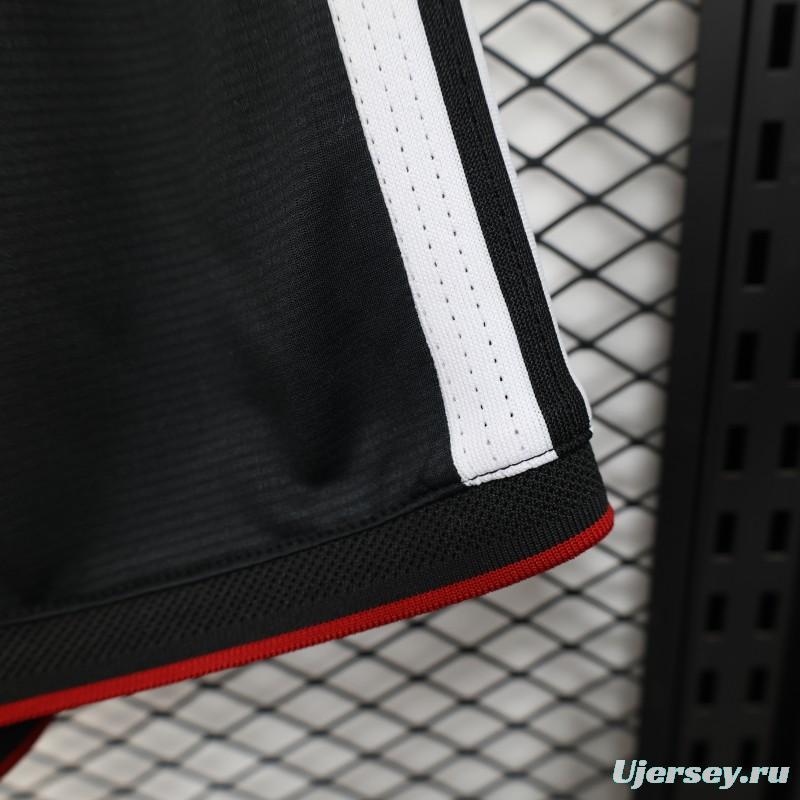 2026 Player Version Germany Black with White Stripes Shorts