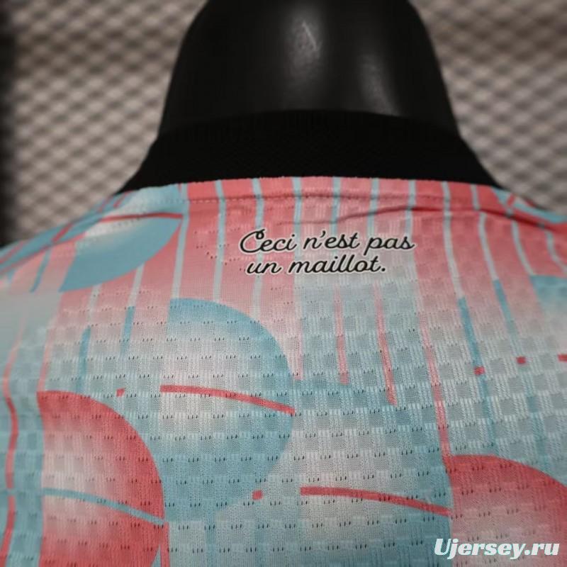 2026 Player Version Belgium Away White Pink Jersey