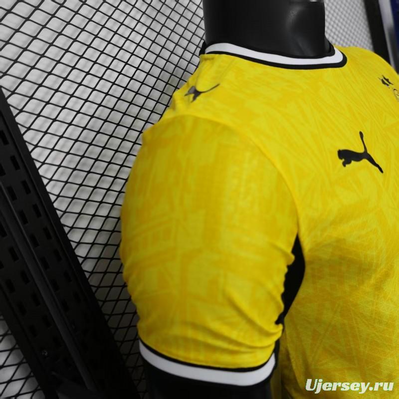 25/26 Player Version Borussia Dortmund Yellow with Black Trim Jersey