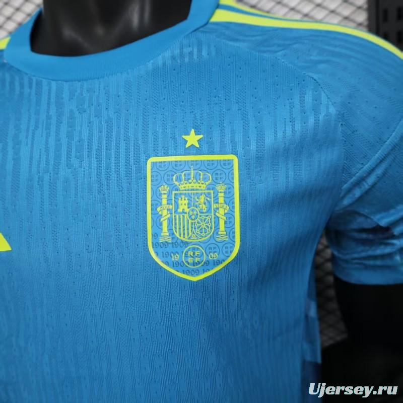 2026 Player Version Spain Away Blue Jersey