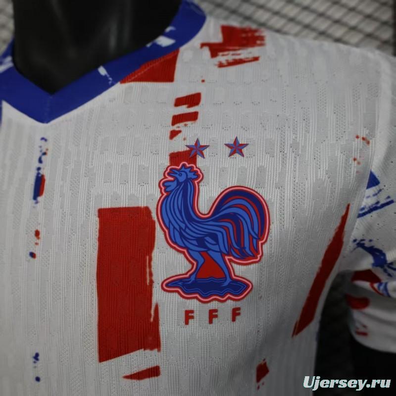 2026 Player Version France White with Blue and Red Brushstrokes
Special Edition Jersey