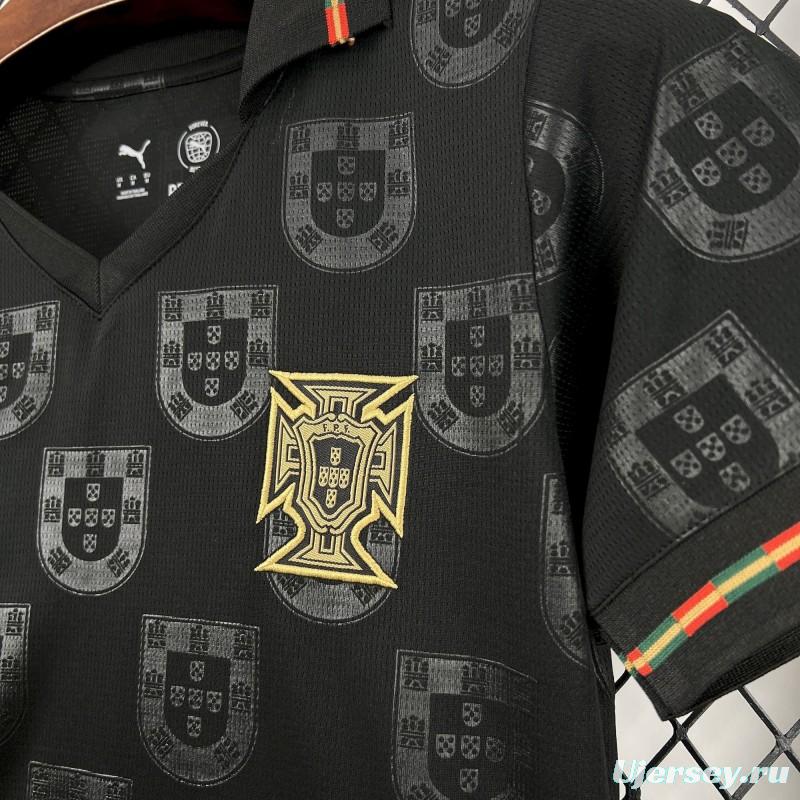 2026 Womens Portugal Black Special Jersey