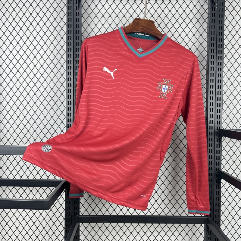 2026 Portugal World Cup Home Long Sleeves Jeresy