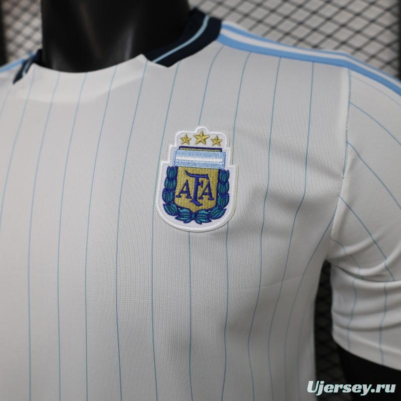 Player Version 2026 Argentina White Terrace Icons Jersey