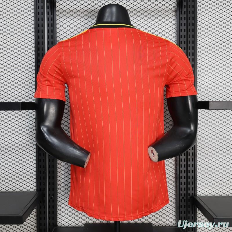 Player Version 2026 Belgium Red Terrace Icons White Jersey
