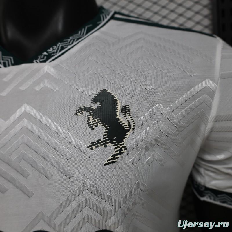 Player Version 26/27 Juventus White with Dark Green Special Edition Jersey