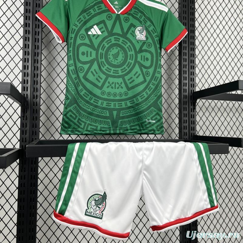 2026 Kids Mexico World Cup Home Kit