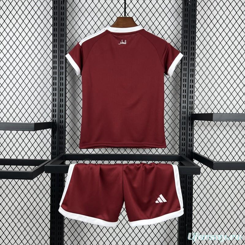 2026 Kids Qatar World Cup Home Kit