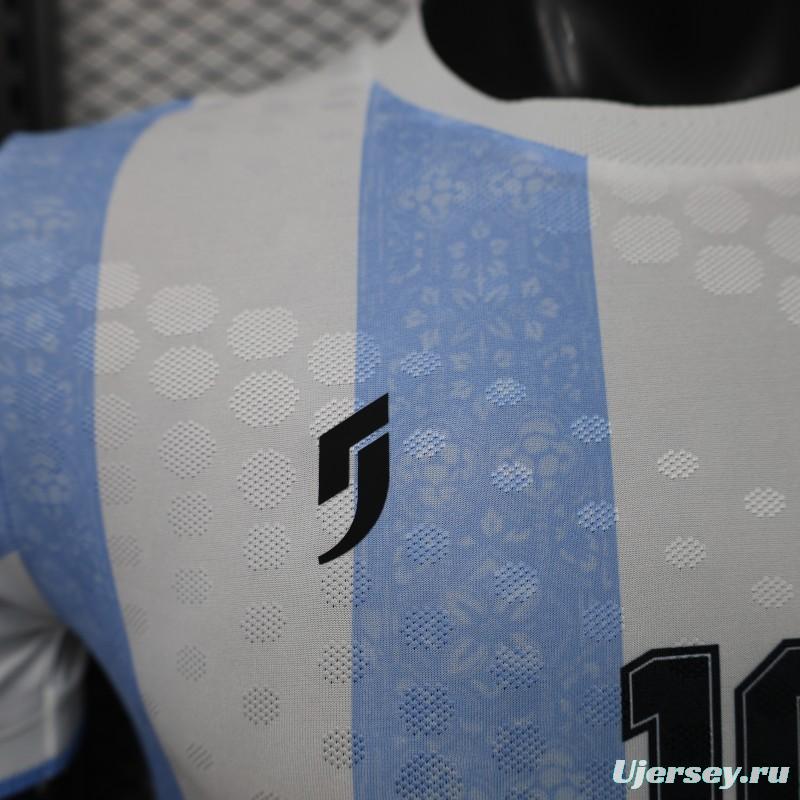 Player Version 2026 Argentina Home Light Blue & White Vertical Stripe Special Edition Jersey
