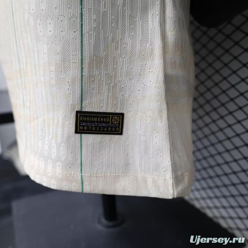 Player Version 2026 Portugal Cream with Geometric Tribal Pattern Special Edition  Jersey