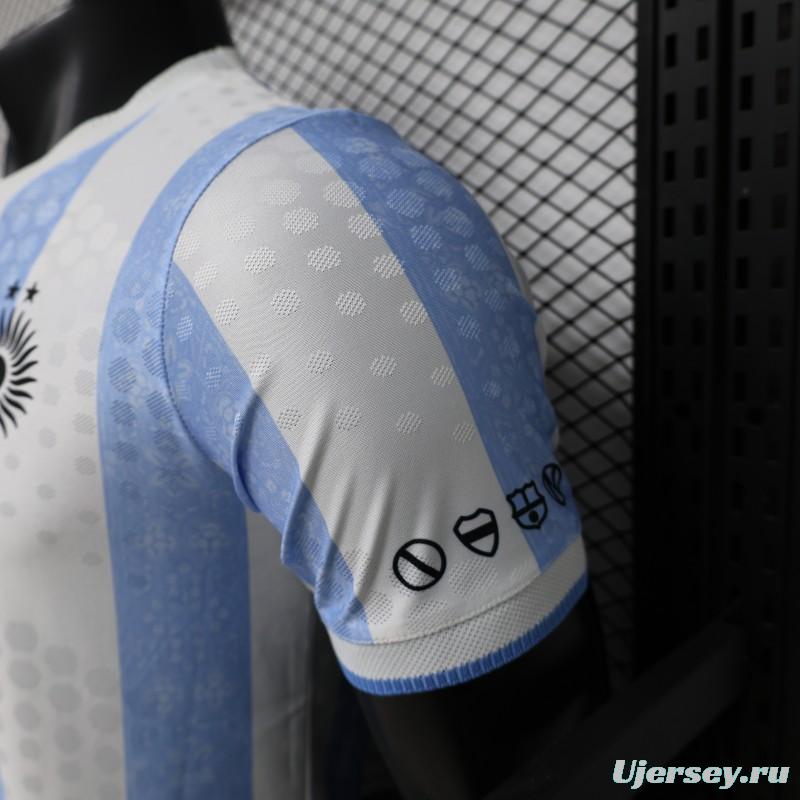 Player Version 2026 Argentina Home Light Blue & White Vertical Stripe Special Edition Jersey
