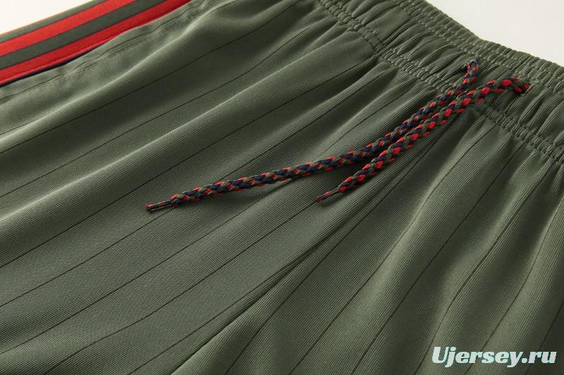 26/27 Bayern München  Forest Green  Pinstripe  Short Sleeve+Soccer Shorts