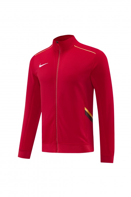2026 Nike Red Full Zipper Jacket + Long Pants