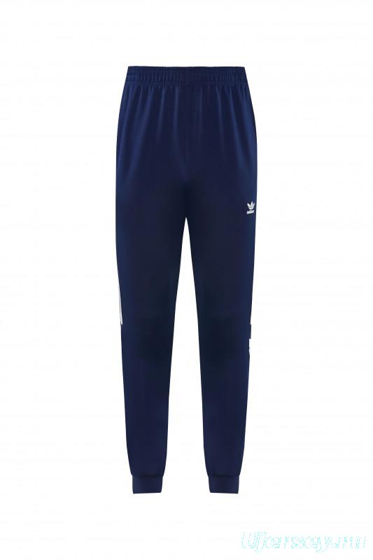 2026 Adidas Navy Blue Full Zipper Jacket + Long Pants