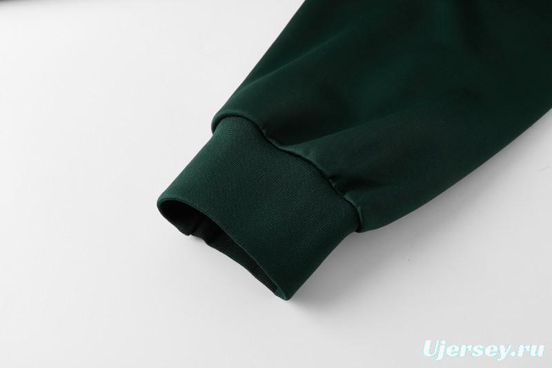 2026 Adidas Navy Green  Full Zipper Jacket + Long Pants