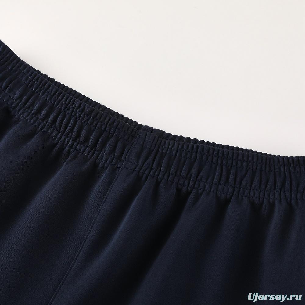 26/27 Napoli Navy Blue  Full Zipper Jacket Tracksuit + Long Pants