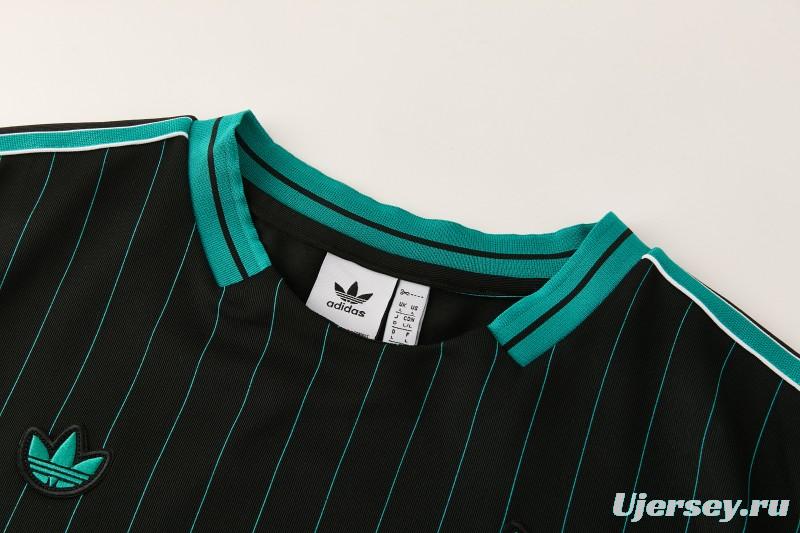 26/27  Liverpool  Black Short Sleeve+Soccer Shorts