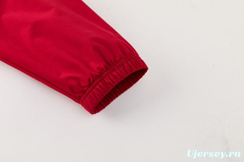 26/27 Belgium  Black Full Zipper Hooded Jacket Tracksuit + Long Pants